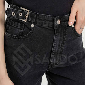 Wholesale Latest Style Solid Color Breathable <b>Women</b> <b>Jeans</b> Shorts Customized <b>Women's</b> Shorts - Product Image 6