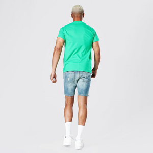 Nouveauté, vente chaude, short en jean respirant pour homme, short en jean pour homme, haute qualité, design et logo personnalisés acceptés - Product Image 3
