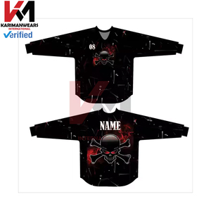 เสื้อกีฬากลางแจ้งผ้าผสมโพลีเอสเตอร์และคอตตอน ระบายอากาศ แห้งเร็ว ทนทาน พิมพ์ลายตามสั่ง สำหรับทีม แบบซับลิเมชั่น - Product Image 5