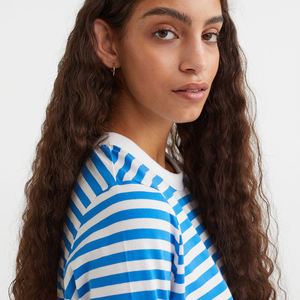 Ropa de mujer, venta al por mayor, cuello redondo, 100% algodón, Material de tela de buena calidad, sudaderas informales cómodas de moda - Product Image 3