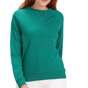 สเวตเชิ้ตแขนยาวสำหรับผู้หญิงเสื้อสเวตเชิ้ตผ้าฝ้ายแขนยาวระบายอากาศผลิตจากวัสดุที่ดีที่สุด - Product Image 1