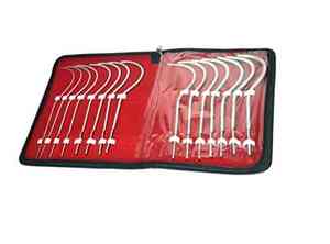 Kit de Instrumentos Urinarios Quirúrgicos Guyon Caronia, 15 Piezas, Acero Inoxidable, Instrumentos Quirúrgicos Básicos, Sondas Uretrales, Dilatador - Product Image 2