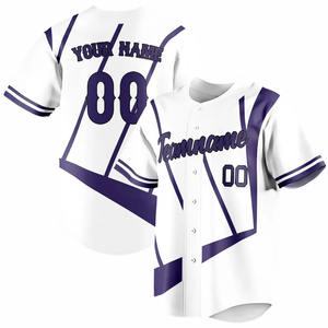 Uniforme de Béisbol Personalizado Nuevo, Uniforme de Béisbol y Softbol Hecho a Medida de Alta Calidad, Uniforme de Béisbol 100% Poliéster - Product Image 2