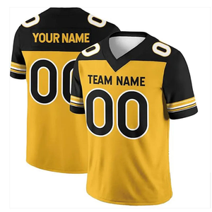 Camiseta de Fútbol de Malla de Alta Calidad, Personalizada, de Secado Rápido, para Hombre, Estilo Americano - Product Image 2