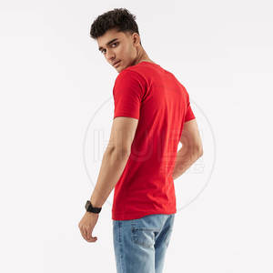 High Quality 100% Cotton Men's T-Shirts Customizable Breathable Half Sleeves <b>Round</b> Neck Heat-Transfer Printed <b>Canvas</b> Loose Fit - Product Image 6