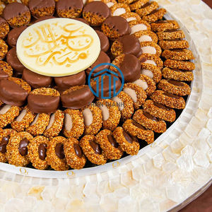 Elegant Artisan Tray with Pistachio <b>Sweets</b> Luxurious <b>Gift</b> Set for Celebrations & Home Decor - Product Image 2