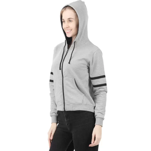 Jersey de proveedor de Bangladesh, sudaderas con capucha y sudadera de mujer de talla grande a la moda, sudaderas con capucha de Color sólido de diseño personalizado para mujer - Product Image 6