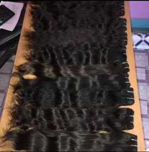 Extensions de cheveux humains bruts alignés sur les cuticules vierges du temple indien Faisceaux ondulés bouclés de fournisseurs fiables - Product Image 4