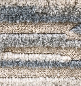 Alfombra de área de lana anudada a mano de estilo indio de lujo moderno Corte de pila plana abstracta Estilo bohemio Reversible Lavable para el hogar Hotel - Product Image 1