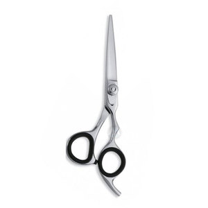 Ciseaux de barbier ergonomiques professionnels en argent par MAQNSCO, en acier inoxydable japonais, ciseaux à cheveux pour salon, outils de coiffeur - Product Image 1