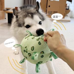Toptan Pet peluş Squeak Pet oyuncaklar çan içinde Aggressive oyuncak agresif Biter için interaktif köpek oyuncak - Product Image 1