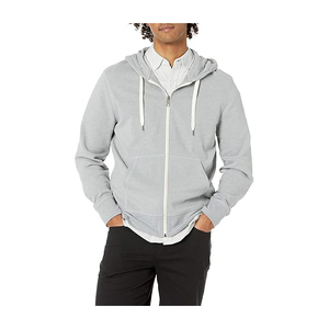 Sudadera con cremallera para hombre de algodón orgánico 100% más tendencia para el invierno con alta calidad y Premium - Product Image 2