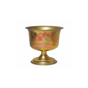 Décorations pour la maison, décoration de mariage, qualité standard, prix de gros, vase décoratif au design floral attrayant, argent poli - Product Image 2