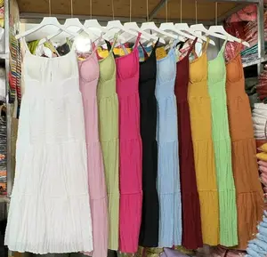 Женские платья свободного размера, быстрая доставка, натуральная удобная для ношения индивидуальная упаковка от вьетнамского производителя