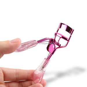 ที่ดัดขนตาสีทองพร้อมด้ามจับแวววาวอุปกรณ์ดัดขนตาสีโรสโกลด์แบบกำหนดเองมาใหม่ - Product Image 3