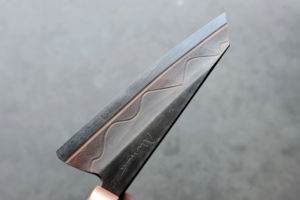 Couteau de Chef Damas et Cuivre, Couteau Utilitaire de Cuisine en Acier Carbone, Cadeaux d'Anniversaire et de Pâques avec Étui en Cuir, Couteaux de Cuisine - Product Image 4