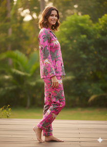 Night <b>Pajamas</b> Set <b>for</b> <b>Women</b> Family Matching Sets Elastic Waist <b>Summer</b> Clothes use - Product Image 3