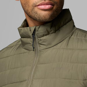 Veste matelassée de haute qualité, couleur unie, confortable, avec impression de logo personnalisée, collection spéciale pour hommes, tenues tendance - Product Image 5