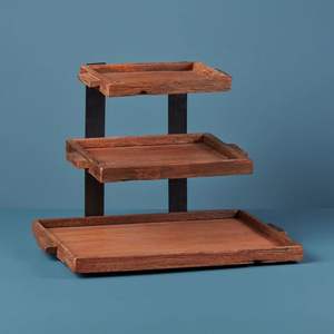 Support de serveur de nourriture en bois de luxe de créateur Table à manger de haute qualité Meilleure vente Décoration intérieure Fête d'occasion - Product Image 3