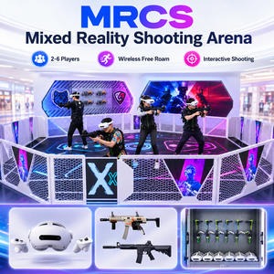 Machine de jeu <span class=keywords><strong>VR</strong></span> de tir en réalité virtuelle pour parc à thème, borne d'arcade <span class=keywords><strong>VR</strong></span>, aire de jeux intérieure - Product Image 6