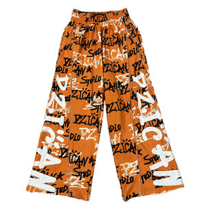 Baggy Trouser Hip Hop Streetwear Patchwork Embroidery Zip up Baggy Pants Custom Screen Printing Men Leg <b>Oversized</b> <b>Sweatpants</b> - Product Image 6