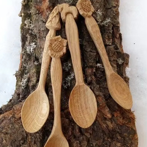 FOOD Natural Teak Or Acacia Wooden <b>Kitchen</b> <b>Utensils</b> Set With Spoon Rest Wooden Cooking Spoons Set and <b>Utensils</b> <b>Holder</b> - Product Image 1
