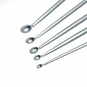 เครื่องขูดกระดูกแบบพรีเมี่ยมใช้มือช้อนสแตนเลสครบชุด5ชิ้นอุปกรณ์สำหรับขูด - Product Image 3