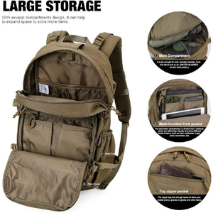 Sac à dos camouflage de chasse en plein air personnalisable accessoire de champ de tir respirant à séchage rapide avec bandoulière sacs durables - Product Image 4