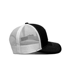 Chapeaux de camionneur en denim/velours côtelé respirants et imperméables personnalisés d'OEM avec patch de logo tissé brodé en 3D pour une utilisation en extérieur à bas quantité minimale de commande - Product Image 3