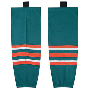 Quick Dry Crew Height Ice Hockey <b>Polyester</b> <b>Socks</b> Customized Size Design Your Own Logo Ice Hockey <b>Polyester</b> <b>Socks</b> - Product Image 1