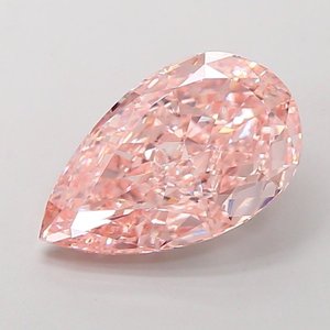 Diamante Cultivado en Laboratorio, Color Rosa Intenso, Corte Pera, 5.00ct, VS2 - Product Image 1