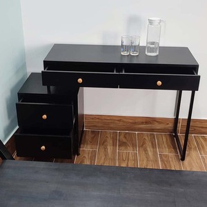 Commode moderne en métal avec 4 tiroirs et un meuble supérieur pour la maison BTD68049 - Product Image 5