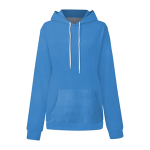 Low MOQ Kangaroo Pockets Pullover Oversized Baggy Loose Fit 100% Cotton Transpirable Drop Shoulder Hoodies para mujer - Product Image 2