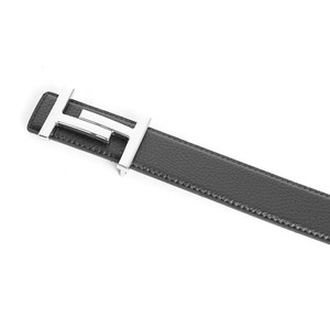 Cinturón de cintura de marca de diseñador de lujo de piel de vaca, regalos para hombres, correa de vestido de cuero auténtico genuino para mujeres de alta calidad para Jeans, cintura gris - Product Image 3