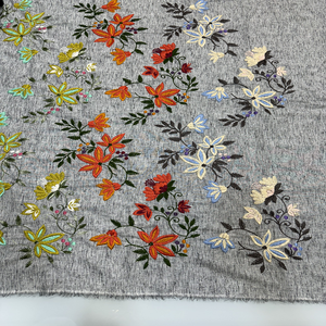 Tela de Algodón Bordada con Encaje Floral para Vestidos, Prendas y Textiles para el Hogar - Product Image 4