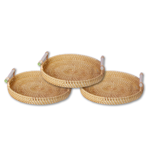 PRODUIT TOP Écologique et chic: Pourquoi chaque maison a besoin d'un plateau en rotin tissé à la main Exportation du Vietnam - Product Image 1