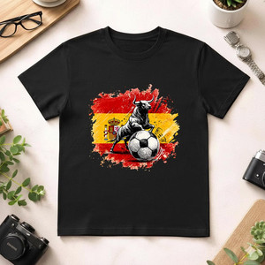 T-shirt unisex 210GSM 100% cotone casual oversize con stampa serigrafica personalizzata, modello Dried - Product Image 1