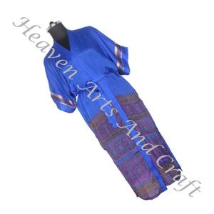 KL012 Caftán Africano Ropa de Noche Maxi Diseño Colorido Mujeres Largo Kaftan Hippie Boho Vestido Vintage Sari Kimono Long Look Plus Size - Product Image 6