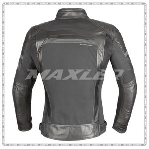Chaqueta de Motocicleta de Cuero para Mujer |   Chaqueta Deportiva Cortavientos para Motociclistas con Certificación CE |   Chaqueta de Seguridad Resistente - Product Image 2