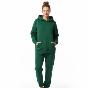 ชุดวอร์มแบบสวมหัวสำหรับผู้หญิงแฟชั่นชุดวอร์มผ้านุ่มใส่สบายชุดออกกำลังกายกลางแจ้งและชุดลำลองทุกวัน - Product Image 1