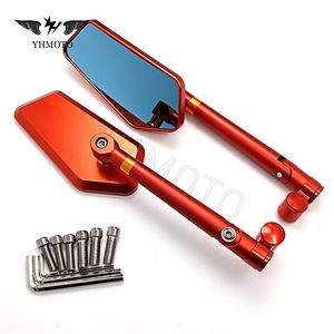 Pour Ducati Suzuki GSR Honda Yamaha <span class=keywords><strong>Triumph</strong></span> KTM Kawasaki pièces de moto CNC en aluminium Motorrad Spiegel rétroviseur - Product Image 5