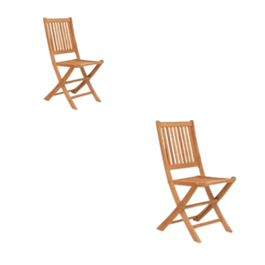 เก้าอี้ไม้แข็งพับได้สำหรับห้องรับประทานอาหารกลางแจ้งเฟอร์นิเจอร์ภายในบ้าน - Product Image 3