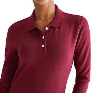 Custom Embroidery <b>Womens</b> <b>Polo</b> <b>Shirt</b> Moisture Wicking Athletic Golf Top High Quality Long Sleeve <b>Polo</b> <b>Shirts</b> - Product Image 6