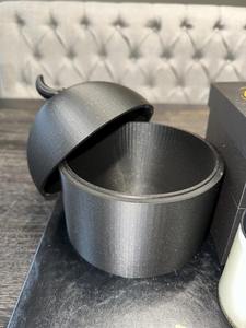 Pot de rangement rectangulaire en métal léger, écologique, de couleur naturelle, de luxe, pour fruits secs, dattes, décoration, support de cuisine - Product Image 5