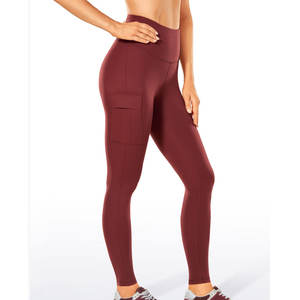 Mujeres Yoga Fitness deporte cintura media levantamiento de glúteos mallas de entrenamiento pantalones elásticos de entrenamiento de gimnasio sin costuras de secado rápido mallas ecológicas - Product Image 4
