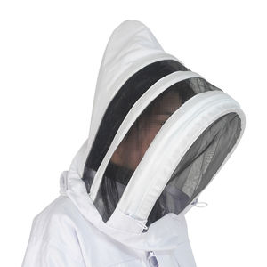 Traje de apicultura profesional de color blanco, capucha y cremallera, cuerpo completo, duradero, traje de apicultor en Qasaab Gloves Company - Product Image 6