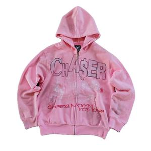 Sweat à capuche classique pour homme, personnalisable OEM, 100% haute qualité, 280-300 g/m², polaire (mélange coton-polyester), doublure numérique - Product Image 3