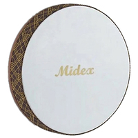 Têtes de tambour en papier huilé double couche Midex BR-710, chambre en fibre de carbone, portable, durable, fait main, sonorité variée, sangle réglable, étui