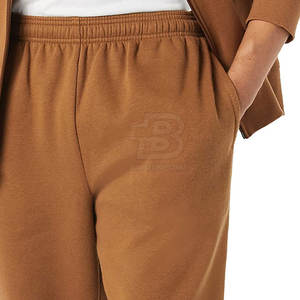 Pantalones Deportivos Casuales de Algodón de Alta Calidad para Hombre, para Invierno, Transpirables, de Forro Polar, Cintura Media, Corte Recto, con Logotipo Personalizado y Cordón Ajustable - Product Image 6