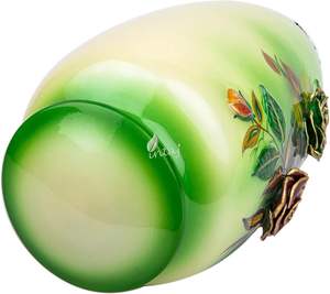 Urnes funéraires de crémation en aluminium vert olive Rose pour adulte humain beau Style urne funéraire artisanale cendres taille personnalisée - Product Image 2